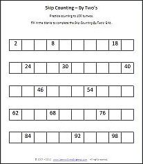 Printables Skip Counting Worksheets skip countingcounting worksheetscounting to 100 counting