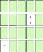 1st grade addition games concentration