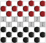 checker board math game