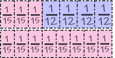 fraction strips up to 20 adding fractions 3