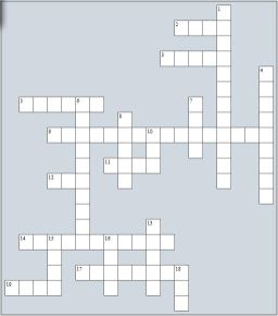 math crossword puzzle