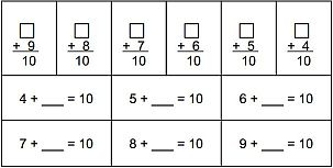 math fact game board for kids