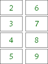 math multiplication game cards 2