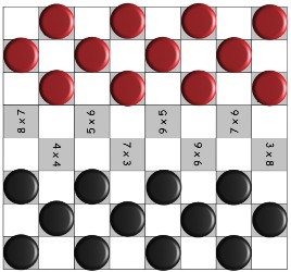 This Checker Board Math Match Is A Excellent Path In the direction of Prepare Math picture about Printable Checkers Board identify This Checker Board Math Sport Is A Ideal Route Towards Train Math