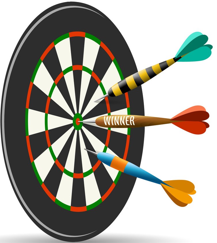 decimal darts game