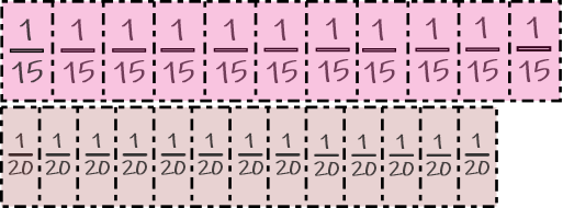 fraction strips up to 20 comparing fractions pic 2