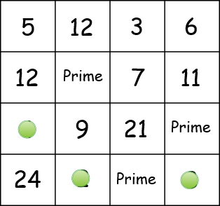 math factors game completed board 